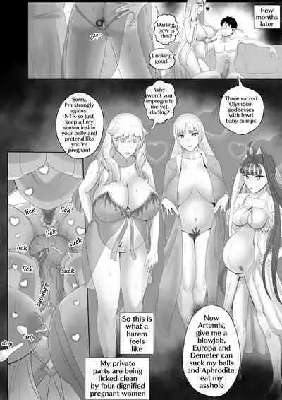 Olympus Megami Harem no Erohon | Olympus Goddesses Harem Comic