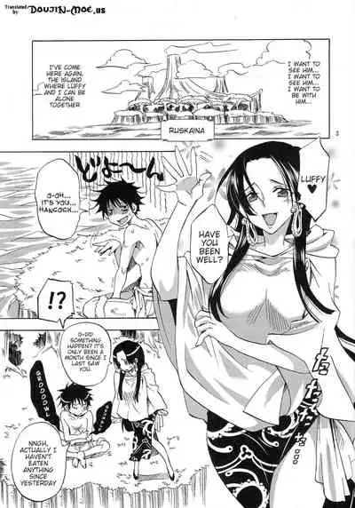 (C83) [Kurione-sha (YU-RI)] Nurutto! Hebihime-sama | Slip Hebihime-sama (One Piece) [English] {doujin-moe.us}