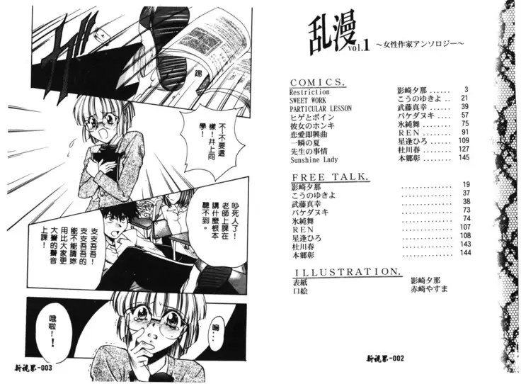 RAN-MAN Vol. 1 Josei Sakka Anthology