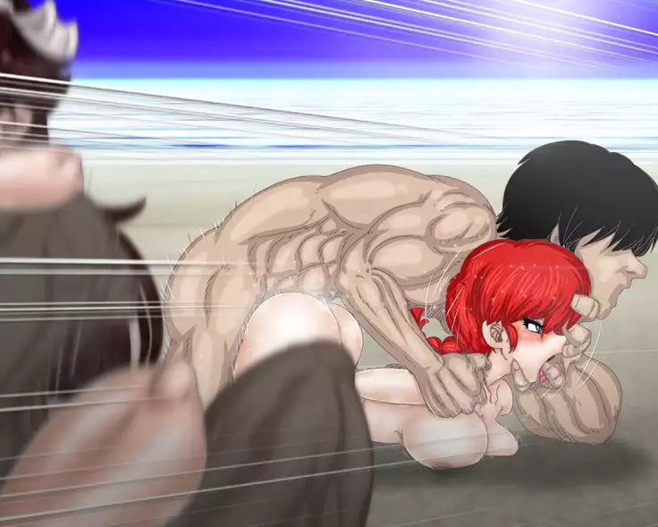 Ukyou-chan Ranma-chan Umi no Ie Hamehoudai