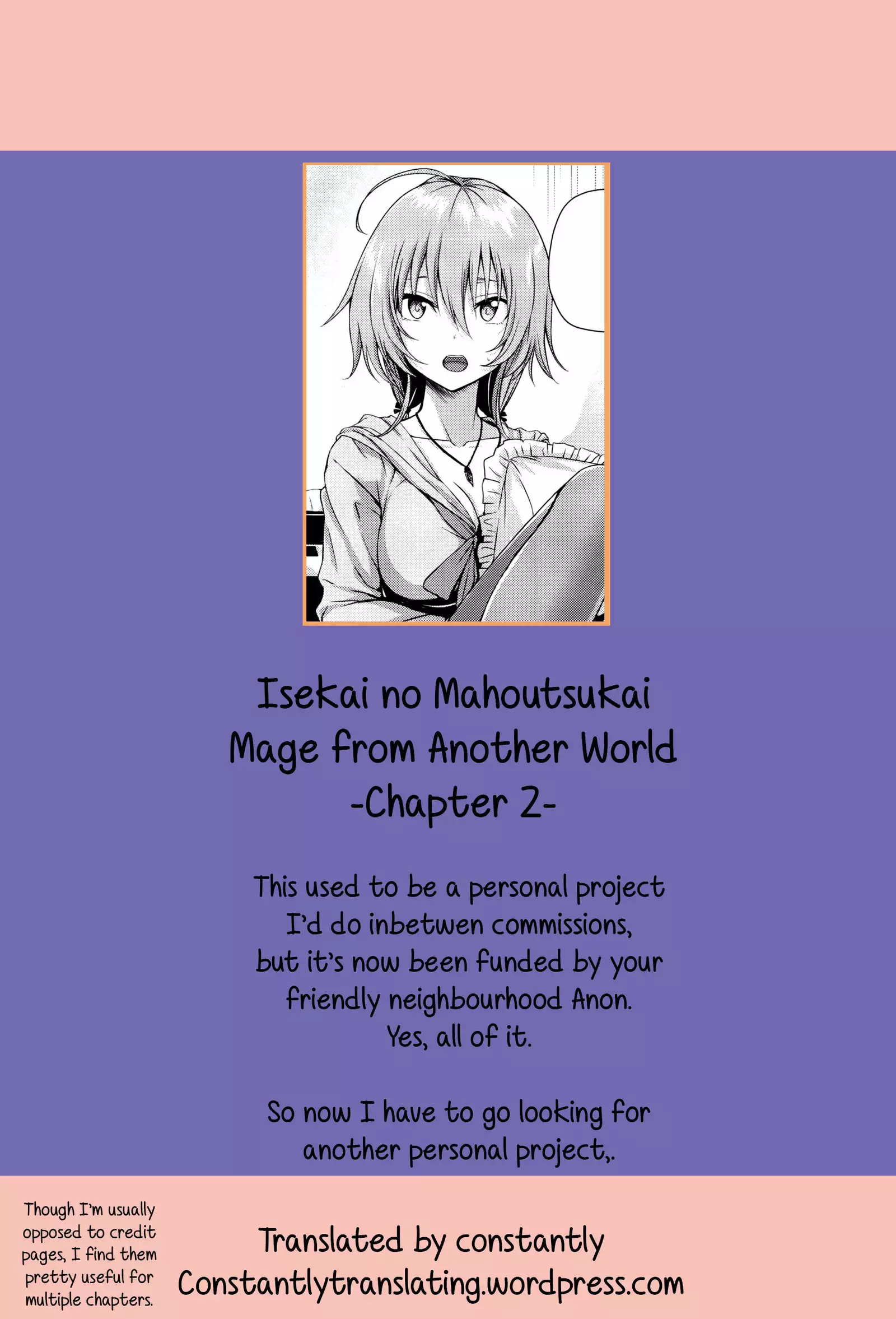 Isekai no Mahoutsukai Ch. 1-3 | Mage From Another World Ch. 1-3