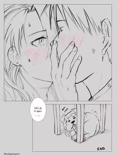 [stupidgummyworm] Kitchen (fullmetal alchemist: riza hawkeye + roy mustang)[english]