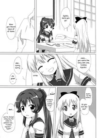 (C82) [Goberazzo (Mukaibi Aoi)] Sugiura Ayano wa Toshinou Kyouko o Sasou Youna Me de Miteru! | Sugiura Ayano is Looking at Toshino Kyouko with Inviting Eyes! (YuruYuri) [English] [Yuri-ism]