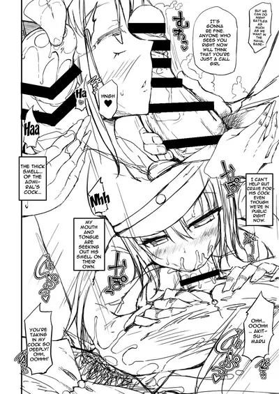 (C87) [roam (stem)] Ikeike Pakohame Date te Arimasu❤ | Getting Fucked So Much On a Date It's Leaking Out (Kantai Collection -KanColle-) [English] {Doujins.com}