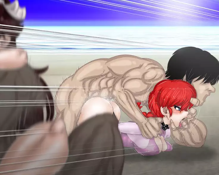 Ukyou-chan Ranma-chan Umi no Ie Hamehoudai