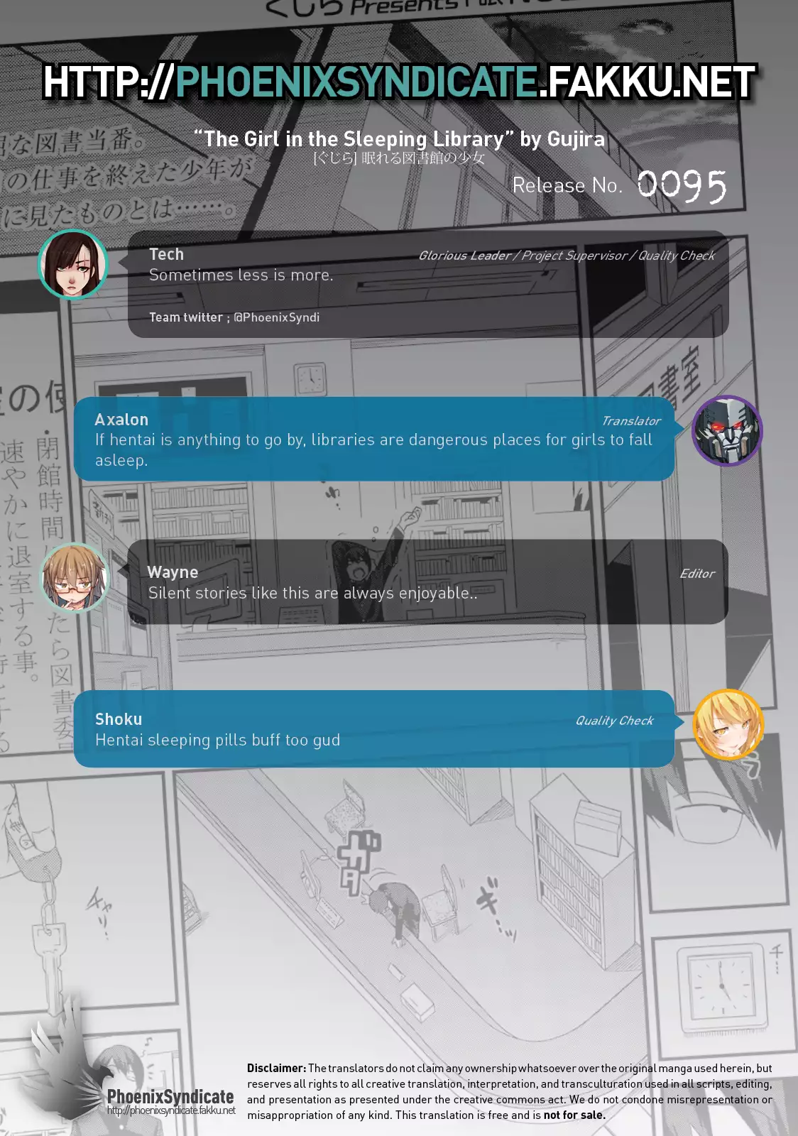 Nemureru Toshokan no Shoujo | The Girl in the Sleeping Library