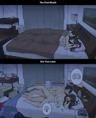 Dousei Seikatsu Ikkagetsume to Ichinen Ato, Asaokite kara Shuushin made no Hikaku | A Day in the Life of a Couple: Their First Month Living Together vs. One Year Later