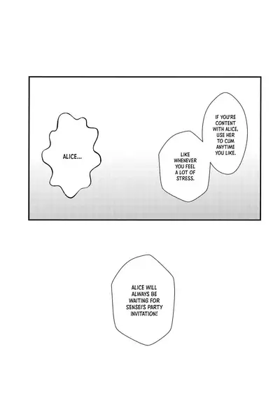 (C99) [Fatima Cigarette (Daki Makura)] Sensei no Aka-chan Milk wa Alice no Jinkou Shikyuu de Atatamemasu! | Teacher's Baby Milk Is Warming Alice's Artificial Uterus! (Blue Archive) [English] [Panatical]