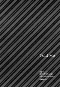 (C81) [GracheGrache (Minase Ruruu)] Told Me [English] [Yuri-ism]