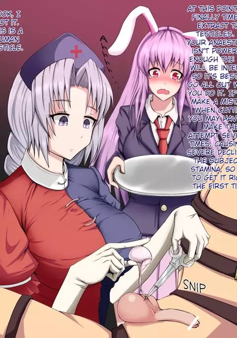 Eirin and Udonge Commit an Orchiectomy