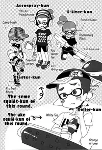(C89) [Koniro Drops (Morishima Kon)] Buki no Seinou to Are no Seinou wa Onaji rashii | The Efficiency of the Weapon and the Efficiency of That Seems the Same (Splatoon) [English] {Shotacon Fusion} [Decensored]
