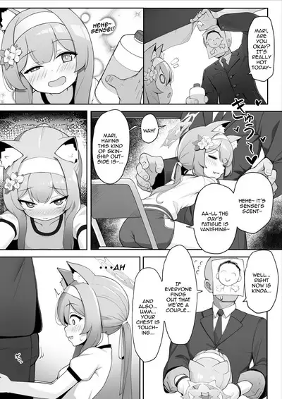 [Kairaku (Ishinose)] Mari no Himitsu 2 ~Sensei to Kozukuri Sex Hen~ / Mari's Secret 2 ~Babymaking With Sensei Edition~ (Blue Archive) [Digital] [English] {Doujins.com}