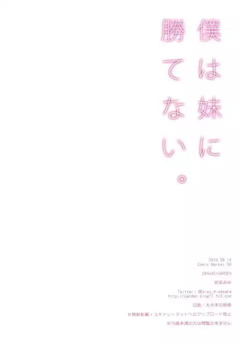 Boku wa Imouto ni Katenai.