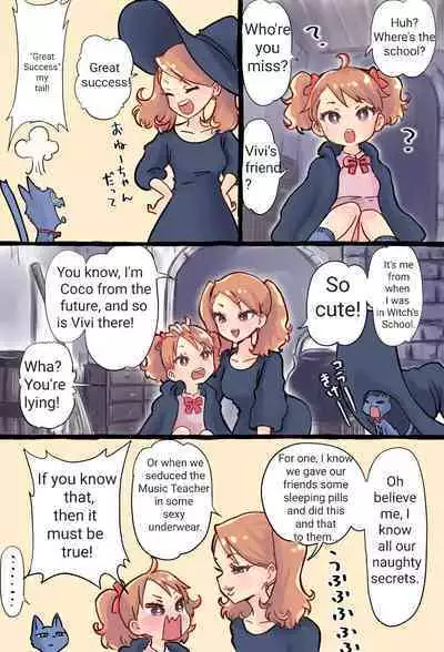 [Tsubame] A story about a futanari witch who summons her past self with summoning magic and has sex with her smaller self. | Shoukan Mahou de Kako no Jibun o Shoukan shite Chiisai Jibun to Sex suru Futanari Majokko no Hanashi