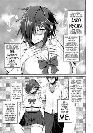 Nekura Megane no Hon | The Creepy Glasses Girl Book