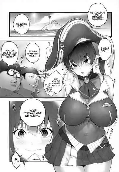 (COMIC1☆20) [Kachiwari Jikkenshitsu (Shino)] Senchou Orera Kichaimashita | Senchou, We're Here (Houshou Marine) [English] [Coffedrug]