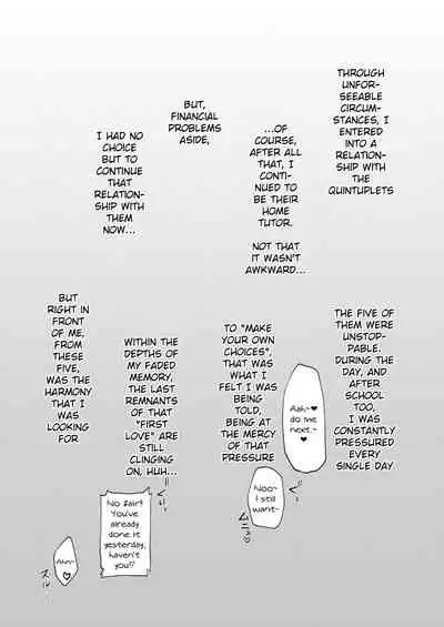 [Samurai Ninja GREENTEA] Gobun no Go -after- -Nakano-ke Itsutsugo Harem END- | Five Fifths -after- -Nakano Quintuplets' Harem END- (Gotoubun no Hanayome) [English] [syraku] [Digital]