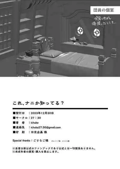 [27:30 (ichuka)] Kore, Nani ka Shitteru? (Granblue Fantasy) [Digital]