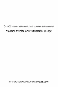 [tosh] Cosplay Revenge (English) =Team Vanilla=