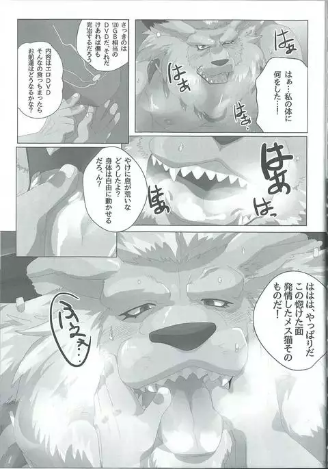 Seigi no shishi kemonohito gata denshi seimei tai ga sadame o kutsugaesu ni wa