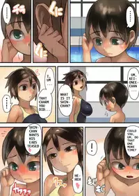 [Osamuya (Mura Osamu)] Asoko ga Ookikute Nayandeiru Shota to Itoko no Onee-san | Sisterly Cousin and the Shota Worrying About His Size [English] [Dovehope H]