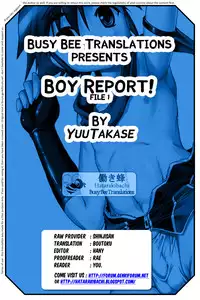 [Studio Rakkyou (Takase Yuu)] Danji Report! FILE: 1 | Boy Report! FILE: 1 (Kyuushu Sentai Danjija) [English] [Busy Bee Translations]