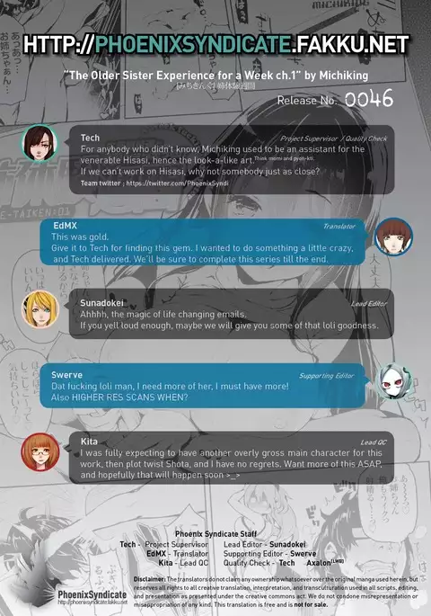 Ane Taiken Shuukan | The Older Sister Experience for a Week ch. 1-5