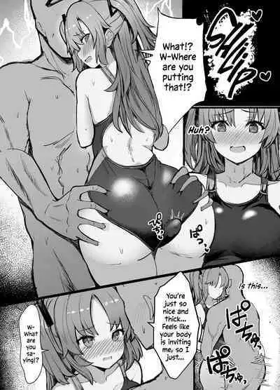 (C101) [Vivido (Kumasaku Tamizou)] Sensei!! Yokujou Shisugi desu... | Sensei!! You're Too Horny! (Blue Archive) [English] [Shiromaru] [Digital]