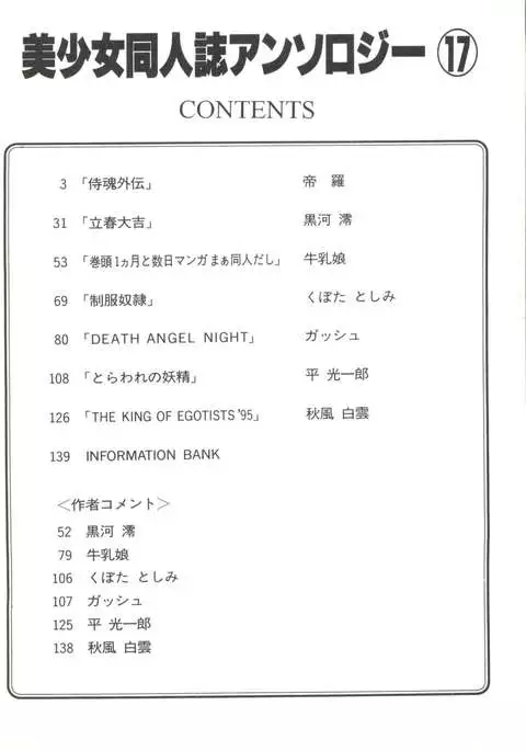 Bishoujo Doujinshi Anthology 17