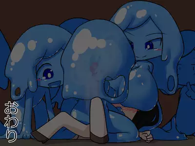 Futanari Musume ga Slime Musume ni Shiboritorareru Hanashi