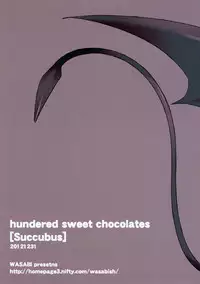 (C83) [WASABI (Tatami)] hundred sweet chocolates [Succubus]