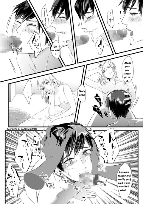 Immoral Yuri Heaven ~The Husband is made female and trained while his wife is bed by a woman~