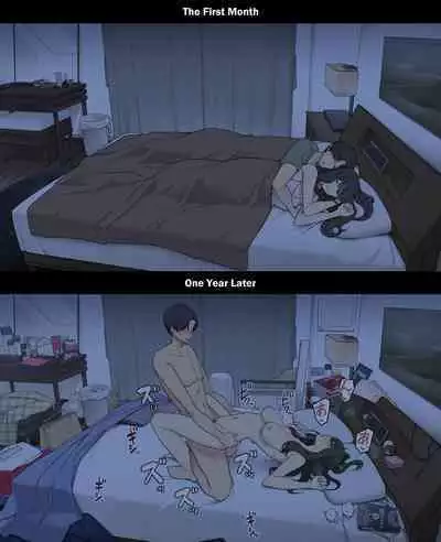 Dousei Seikatsu Ikkagetsume to Ichinen Ato, Asaokite kara Shuushin made no Hikaku | A Day in the Life of a Couple: Their First Month Living Together vs. One Year Later