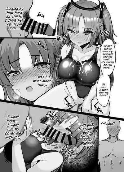 (C101) [Vivido (Kumasaku Tamizou)] Sensei!! Yokujou Shisugi desu... | Sensei!! You're Too Horny! (Blue Archive) [English] [Shiromaru] [Digital]