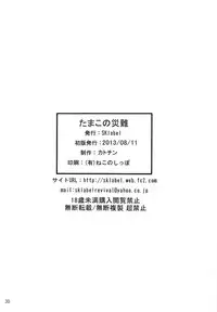 (C84) [SKlabel (skpresents)] Tamako no Sainan (Tamako Market)