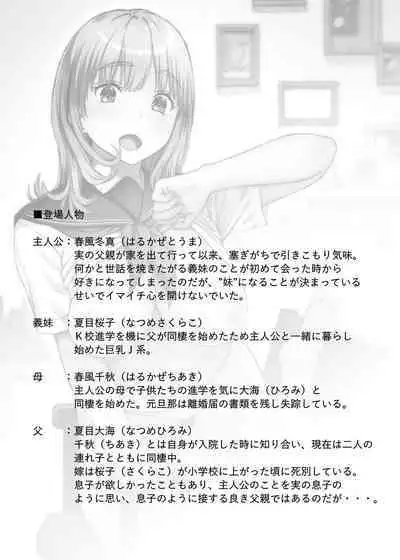 お兄ちゃんだけど、ホントのお兄ちゃんじゃないからエッチなこともデキるもん！