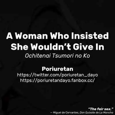 Ochitenai Tsumori no Ko | A Woman Who Insisted She Wouldn't Give In