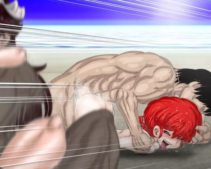 Ukyou-chan Ranma-chan Umi no Ie Hamehoudai