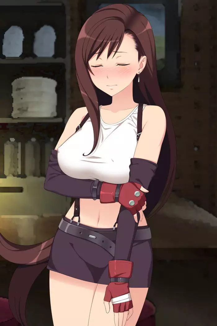 Extorting debt from the busty heroine