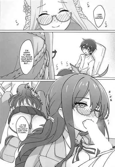(C97) [Yumeiro Snowgazer (Yukishizuku)] Uchi no Kakka wa ○○ Shinai to Ganbarenai | His Excellency Can't Work Hard Unless He Has Sex (Azur Lane) [English] [CulturedCommissions]