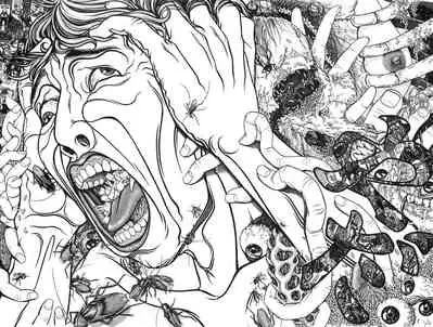 [OHKOSHI Koutarou] Moon-Eating Insects [English] [Fumikiri] (Ch. 1-8 of 9)