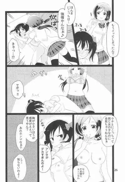 (Bokura no Love Live! 2) [Yumemiru Ichigo-chan (Gyoniku Sausage Funsai Gyokurocha)] NozoNicoshiki xxxx-Juku (Love Live!)