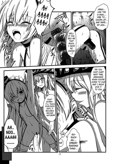 [Aiirosakura (Aikawa Ryou)] Kuubo Wo-Kyuu-chan no Amatsukaze Yuri Dorei Choukyou -Shiri Dorei Keiyaku Hen- | Standard Carrier Wo-Class's Amatsukaze Yuri Slave Training ~Ass Slave Agreement~ (Kantai Collection -KanColle-) [English] [Pangean] [Digital]