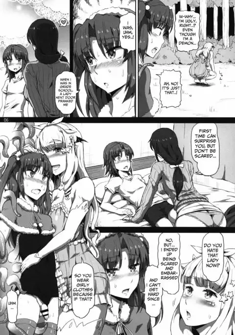 Onee-sama na Succubus to Josou Santa-chan｜Mature Succubus and Young Santa-chan