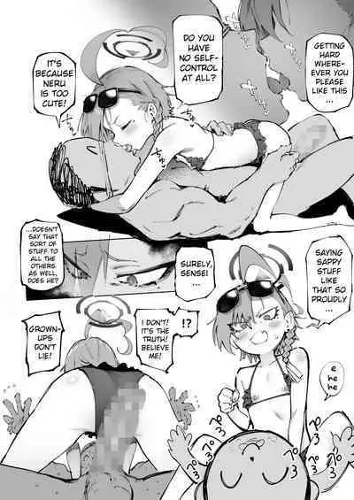 [Suruga Kuroitsu] Neru (Mizugi) Seijin Manga (Blue Archive) [English] [Lorem Ipsum]