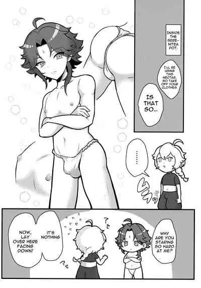[Koneko Gumi (Poron)] AetherXiao ga Tsubo no Naka de Ecchi Suru Hon (Genshin Impact) [English] [Doujins.com]