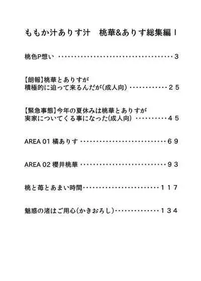 Momokajiru Arisujiru Momoka & Arisu Soushuuhen I