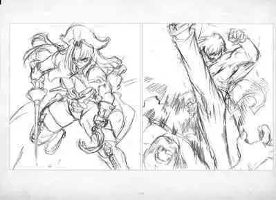 ALICESOFT ORION SCRIBBLES with CROQUIS ULTIMATE EDITION VOL.2 織音計画特別版 ラフ画集