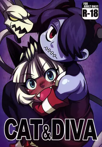 (COMIC1?10) [Mayoineko (Various)] CAT&DIVA (Skullgirls)