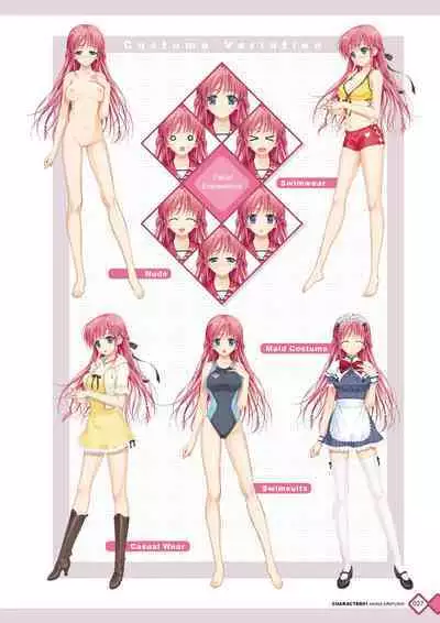 Kanojo x Kanojo x Kanojo Happoubi Jin Artworks